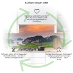 Mobile Preview: Küchenrückwand Platte Idyllische Landschaft Produktdetailbild 1: Küchen-Sorgen ade!