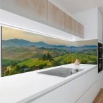 Mobile Preview: Küchenrückwand Platte Harmonische Hügel Artikelbild 1