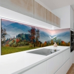 Mobile Preview: Küchenrückwand Platte Weite Weide Hauptbild 1