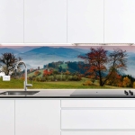 Mobile Preview: Küchenrückwand Platte Weite Weide Artikelbild 1
