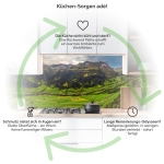 Mobile Preview: Küchenrückwand Platte Wanderwege im Grünen Tal Produktdetailbild 1: Küchen-Sorgen ade!