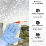 Mobile Preview: Küchenrückwand Platte Leuchtturm an der Nordsee Düne Produktdetailbild 3: Reinigung leicht gemacht!