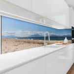 Mobile Preview: Küchenrückwand Platte Naturnaher Strand Hauptbild 1