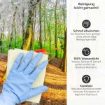 Mobile Preview: Küchenrückwand Platte Wald im Lichtspiel Produktdetailbild 3: Reinigung leicht gemacht!