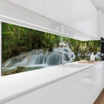 Mobile Preview: Küchenrückwand Platte Prachtvoller Wasser in der Natur Hauptbild 1