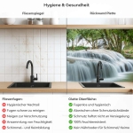 Mobile Preview: Küchenrückwand Platte Prachtvoller Wasser in der Natur Produktdetailbild 2: Hygiene und Gesundheit!