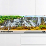 Mobile Preview: Küchenrückwand Platte Wasserfall in der Afrikanischen Savanne Artikelbild 2