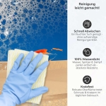 Mobile Preview: Küchenrückwand Platte Goldene Wüstendüne Produktdetailbild 3: Reinigung leicht gemacht!