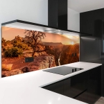 Mobile Preview: Küchenrückwand Platte Tiefe Schlucht in der Wüste Artikelbild 1