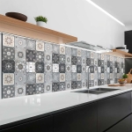 Mobile Preview: Küchenrückwand Platte Portugiesische Fliesen im Vintage Stil Hauptbild 1