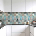 Mobile Preview: Küchenrückwand Platte Portugiesische Mediterranoptik Hauptbild 1