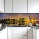 Mobile Preview: Küchenrückwand Platte Abu-Dhabi im nächtlichem Glanz Artikelbild 2