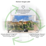 Mobile Preview: Küchenrückwand Platte Altstadt mit mediterranem Charme Produktdetailbild 1: Küchen-Sorgen ade!