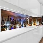 Mobile Preview: Küchenrückwand Platte Hafenblick auf NY Artikelbild 2