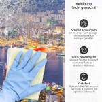 Mobile Preview: Küchenrückwand Platte Hong Kongs Skylines Produktdetailbild 3: Reinigung leicht gemacht!