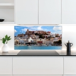 Mobile Preview: Küchenrückwand Platte Hafen im Mittelmeer Artikelbild 2