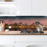 Mobile Preview: Küchenrückwand Platte Malaysianische Architektur Hauptbild 1
