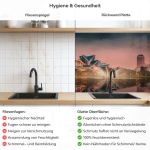 Mobile Preview: Küchenrückwand Platte Malaysianische Architektur Produktdetailbild 2: Hygiene und Gesundheit!