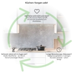 Mobile Preview: Küchenrückwand Platte Betonstruktur Produktdetailbild 1: Küchen-Sorgen ade!