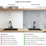 Mobile Preview: Küchenrückwand Platte Betonstruktur Produktdetailbild 2: Hygiene und Gesundheit!