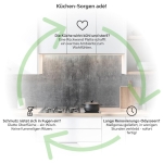 Mobile Preview: Küchenrückwand Platte Urbanes Betonmuster Produktdetailbild 1: Küchen-Sorgen ade!