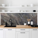 Mobile Preview: Küchenrückwand Platte Industrielles Rostbeton‑Design Artikelbild 2