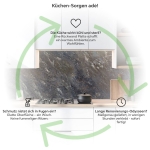 Mobile Preview: Küchenrückwand Platte Industrielles Rostbeton‑Design Produktdetailbild 1: Küchen-Sorgen ade!