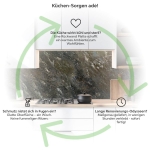 Mobile Preview: Küchenrückwand Platte Vintage Betonoptik Produktdetailbild 1: Küchen-Sorgen ade!