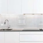 Mobile Preview: Küchenrückwand Platte Hellgrauer Beton mit Struktur Artikelbild 2