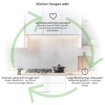 Mobile Preview: Küchenrückwand Platte Hellgrauer Beton mit Struktur Produktdetailbild 1: Küchen-Sorgen ade!