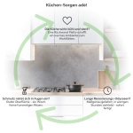 Mobile Preview: Küchenrückwand Platte Beton Look mit sanften Nuancen Produktdetailbild 1: Küchen-Sorgen ade!