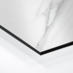 Mobile Preview: Küchenrückwand Platte Weißer Marmor mit Grauen Adern Artikelbild 1