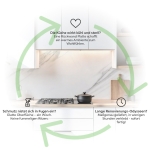 Mobile Preview: Küchenrückwand Platte Weißer Marmor mit Grauen Adern Produktdetailbild 1: Küchen-Sorgen ade!