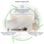 Mobile Preview: Küchenrückwand Platte Marmoroptik Edle Stein Marmorierung Produktdetailbild 1: Küchen-Sorgen ade!