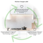 Mobile Preview: Küchenrückwand Platte Heller Ziegel Look Produktdetailbild 1: Küchen-Sorgen ade!