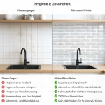 Mobile Preview: Küchenrückwand Platte Helle Backsteine Produktdetailbild 2: Hygiene und Gesundheit!