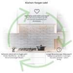 Mobile Preview: Küchenrückwand Platte Schmale Ziegelstein Ambiente Produktdetailbild 1: Küchen-Sorgen ade!