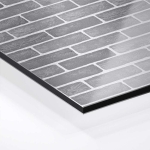 Mobile Preview: Küchenrückwand Platte Urbanes Ziegel Design Hover-Bild