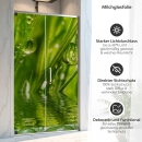 Mobile Preview: Sichtschutzfolie Dusche | Grashalme mit klaren Wasserperle