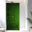 Mobile Preview: Sichtschutzfolie Dusche | Makro Blattstruktur mit Adern Netz