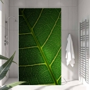 Mobile Preview: Sichtschutzfolie Dusche | Makro Blattstruktur mit Adern Netz