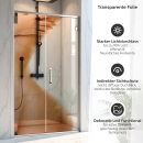 Mobile Preview: Sichtschutzfolie Dusche | Femininer Körperbogen in zarter Pose
