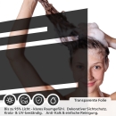 Mobile Preview: Sichtschutzfolie Dusche Versetzte Linien