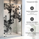 Mobile Preview: Sichtschutzfolie Dusche Dreieck Muster