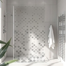 Mobile Preview: Sichtschutzfolie Dusche Pixel