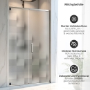 Mobile Preview: Sichtschutzfolie Dusche Blöcke