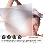 Mobile Preview: Sichtschutzfolie Dusche Polygone