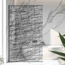 Mobile Preview: Sichtschutzfolie Dusche Scribble Look