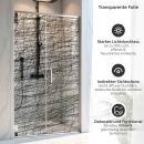 Mobile Preview: Sichtschutzfolie Dusche Scribble Look
