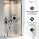 Mobile Preview: Sichtschutzfolie Dusche Pusteblumen